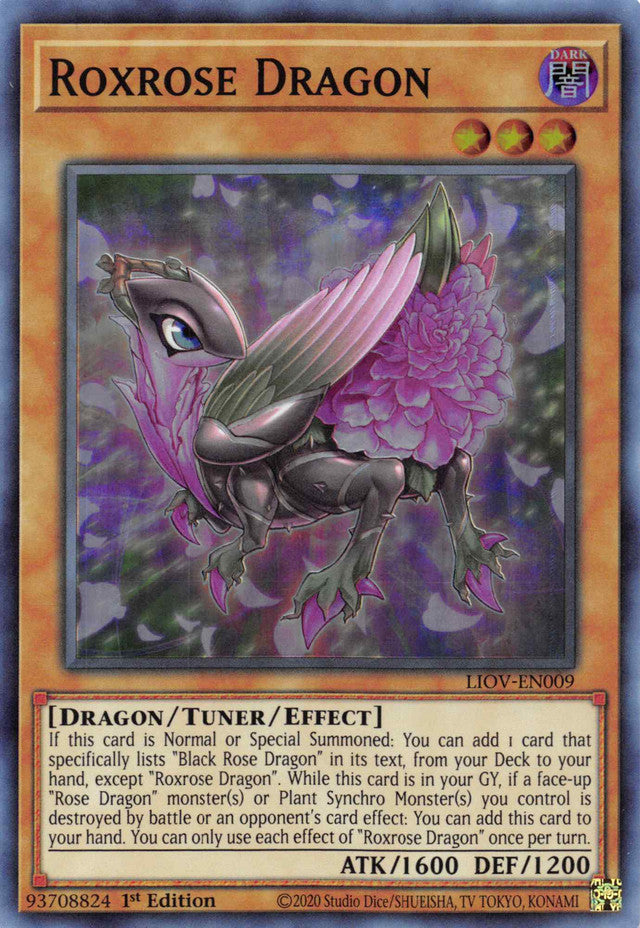 Roxrose Dragon [LIOV-EN009] Super Rare | Exor Games Summserside