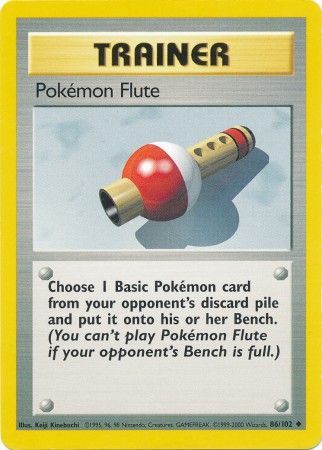 Pokemon Flute (86/102) [Base Set Unlimited] | Exor Games Summserside