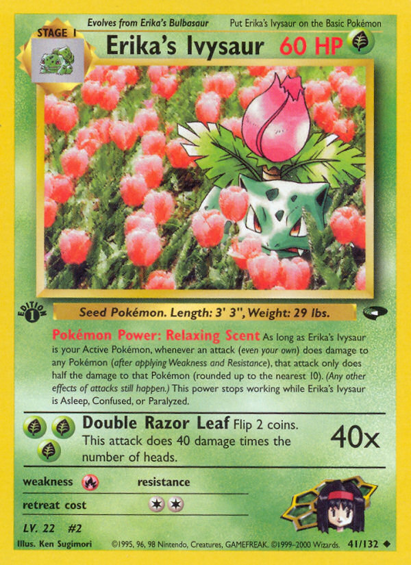 Erika's Ivysaur (41/132) [Gym Challenge 1st Edition] | Exor Games Summserside