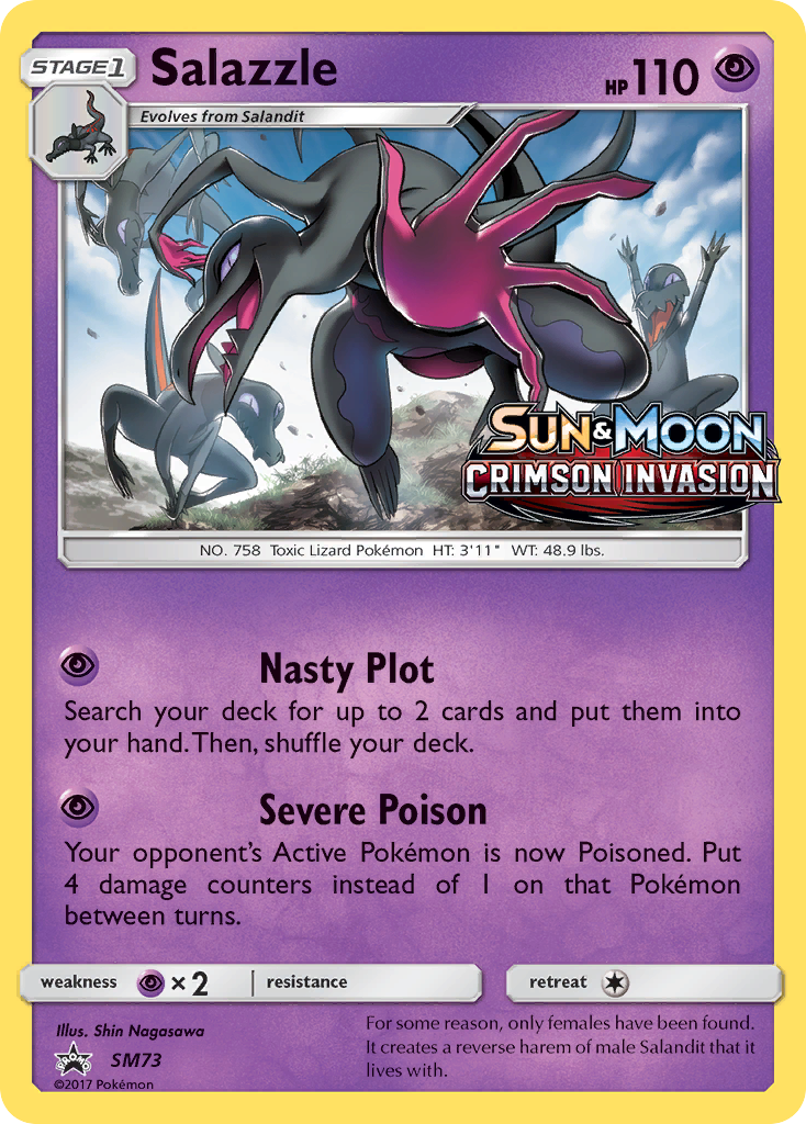 Salazzle (SM73) [Sun & Moon: Black Star Promos] | Exor Games Summserside