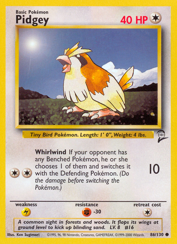 Pidgey (86/130) [Base Set 2] | Exor Games Summserside