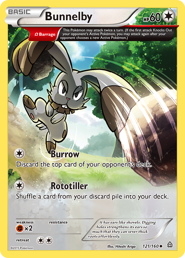 Bunnelby (121/160) [XY: Primal Clash] | Exor Games Summserside