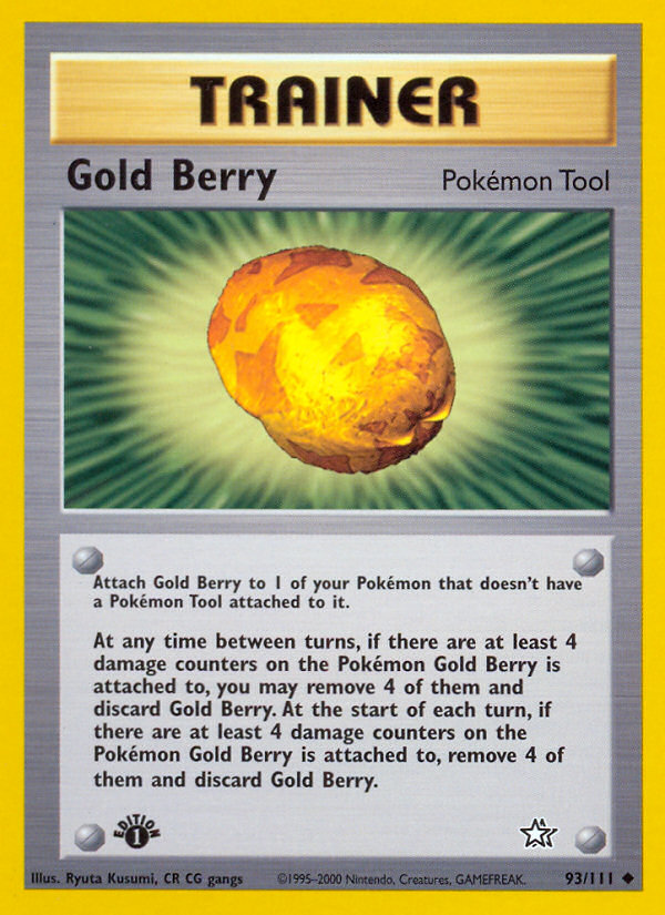 Gold Berry (93/111) [Neo Genesis 1st Edition] | Exor Games Summserside