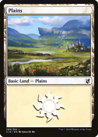 Plains (289) [Commander 2019] | Exor Games Summserside