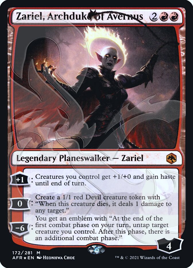 Zariel, Archduke of Avernus (Ampersand Promo) [Dungeons & Dragons: Adventures in the Forgotten Realms Promos] | Exor Games Summserside