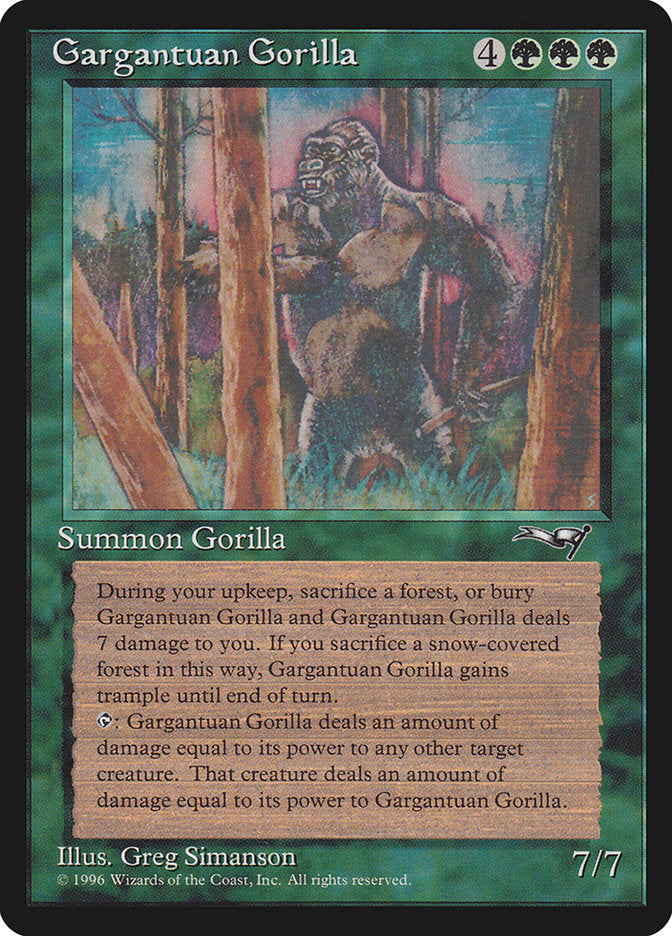 Gargantuan Gorilla [Alliances] | Exor Games Summserside