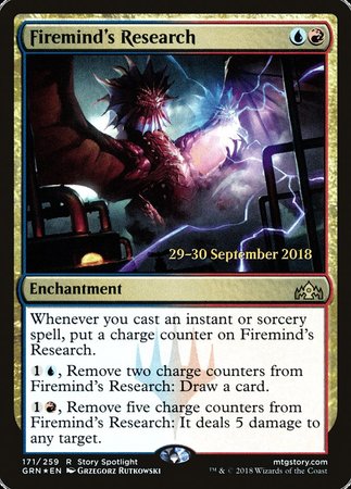 Firemind's Research [Guilds of Ravnica Promos] | Exor Games Summserside