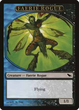 Faerie Rogue Token (Blue/Black) [Shadowmoor Tokens] | Exor Games Summserside