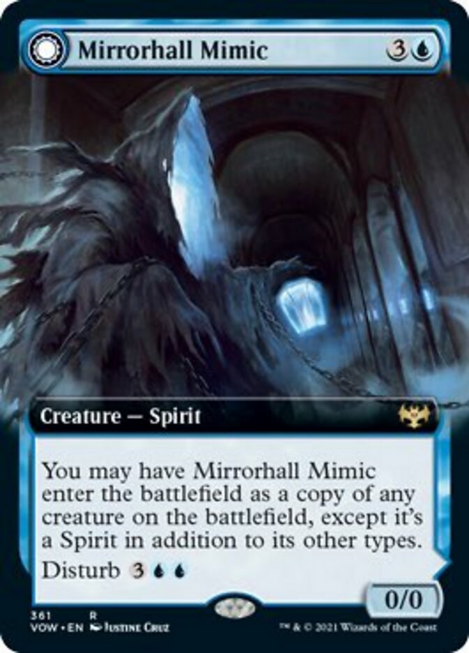 Mirrorhall Mimic // Ghastly Mimicry (Extended) [Innistrad: Crimson Vow] | Exor Games Summserside