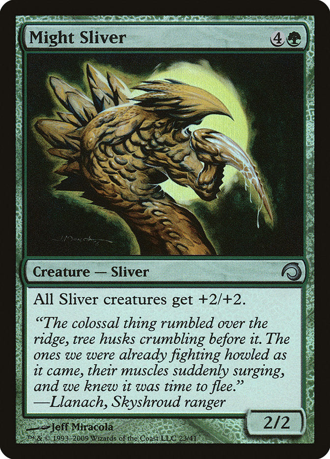 Might Sliver [Premium Deck Series: Slivers] | Exor Games Summserside