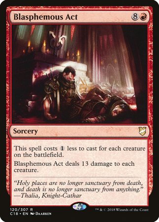 Blasphemous Act [Commander 2018] | Exor Games Summserside