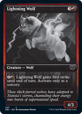 Lightning Wolf [Innistrad: Double Feature] | Exor Games Summserside