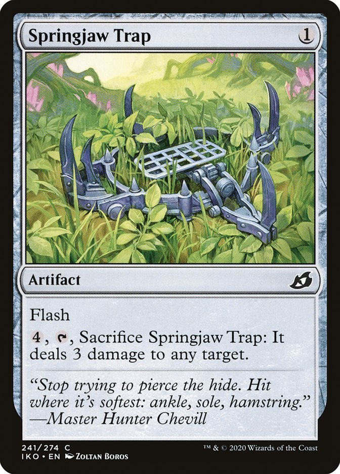 Springjaw Trap [Ikoria: Lair of Behemoths] | Exor Games Summserside