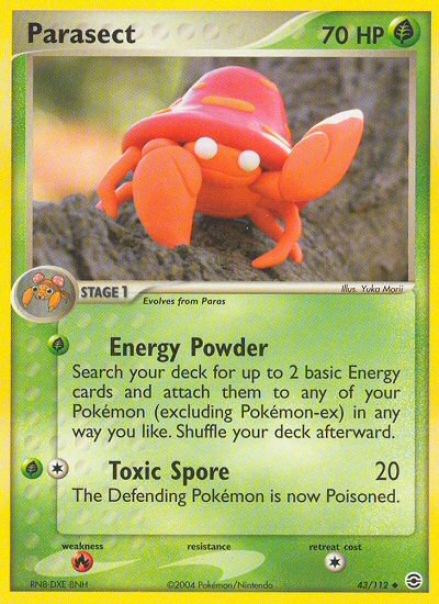Parasect (43/112) [EX: FireRed & LeafGreen] | Exor Games Summserside