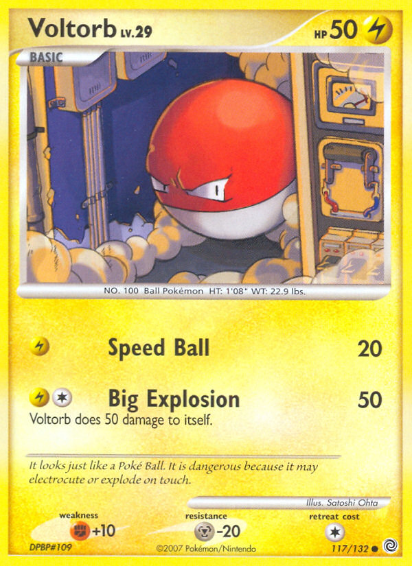 Voltorb (117/132) [Diamond & Pearl: Secret Wonders] | Exor Games Summserside