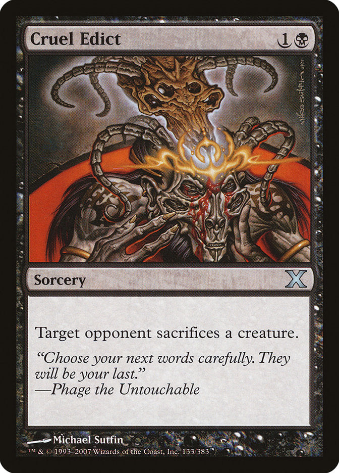 Cruel Edict [Tenth Edition] | Exor Games Summserside