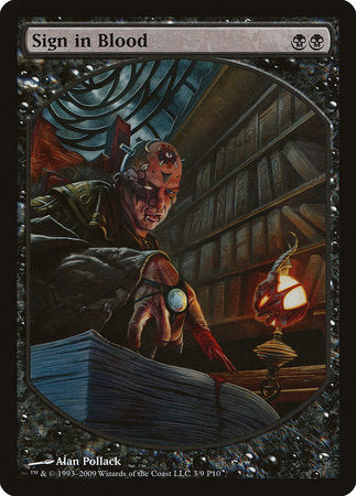 Sign in Blood [Magic Player Rewards 2010] | Exor Games Summserside