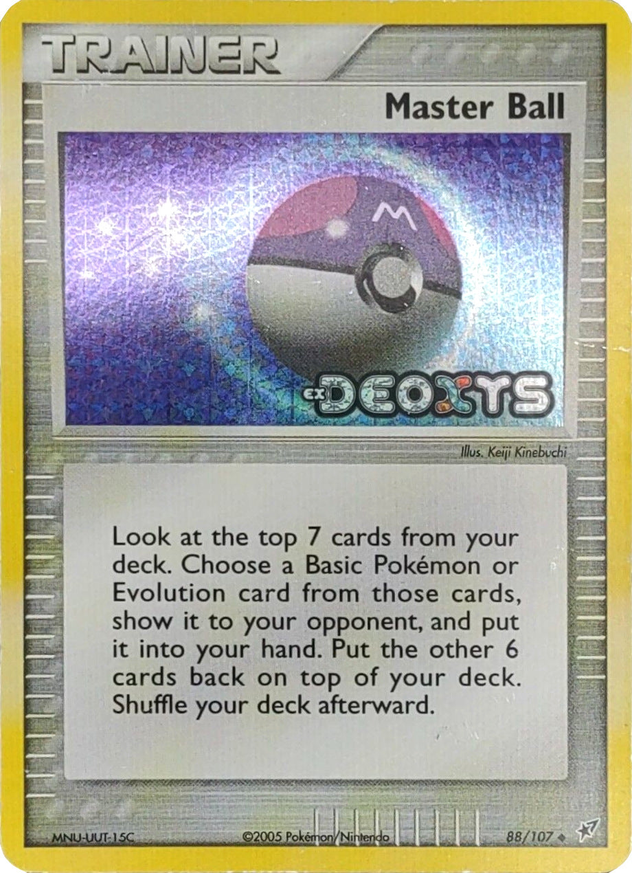 Master Ball (88/107) (Stamped) [EX: Deoxys] | Exor Games Summserside