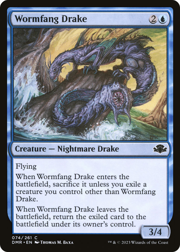 Wormfang Drake [Dominaria Remastered] | Exor Games Summserside