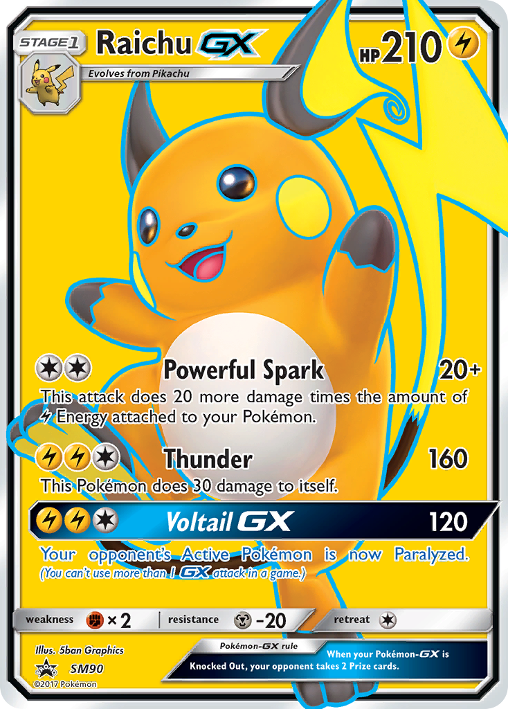 Raichu GX (SM90) [Sun & Moon: Black Star Promos] | Exor Games Summserside