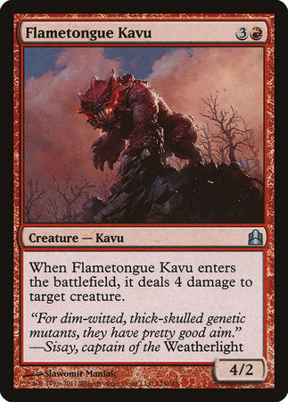 Flametongue Kavu [Commander 2011] | Exor Games Summserside