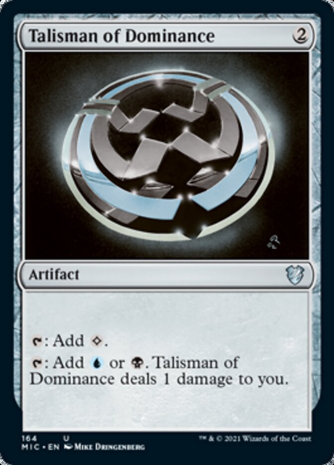 Talisman of Dominance [Innistrad: Midnight Hunt Commander] | Exor Games Summserside