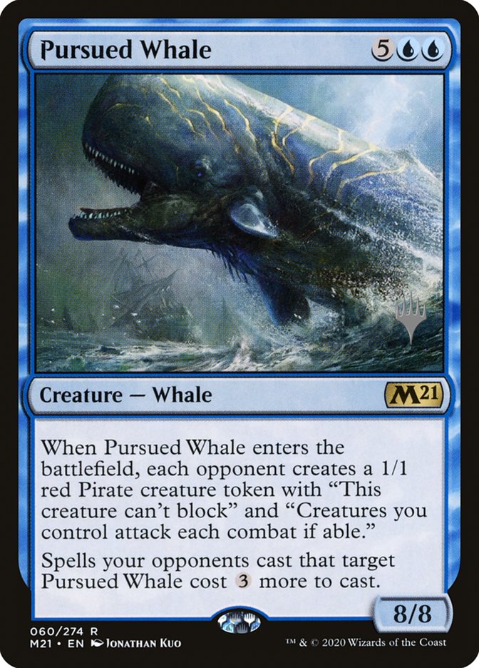 Pursued Whale (Promo Pack) [Core Set 2021 Promos] | Exor Games Summserside