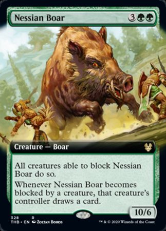 Nessian Boar (Extended Art) [Theros Beyond Death] | Exor Games Summserside