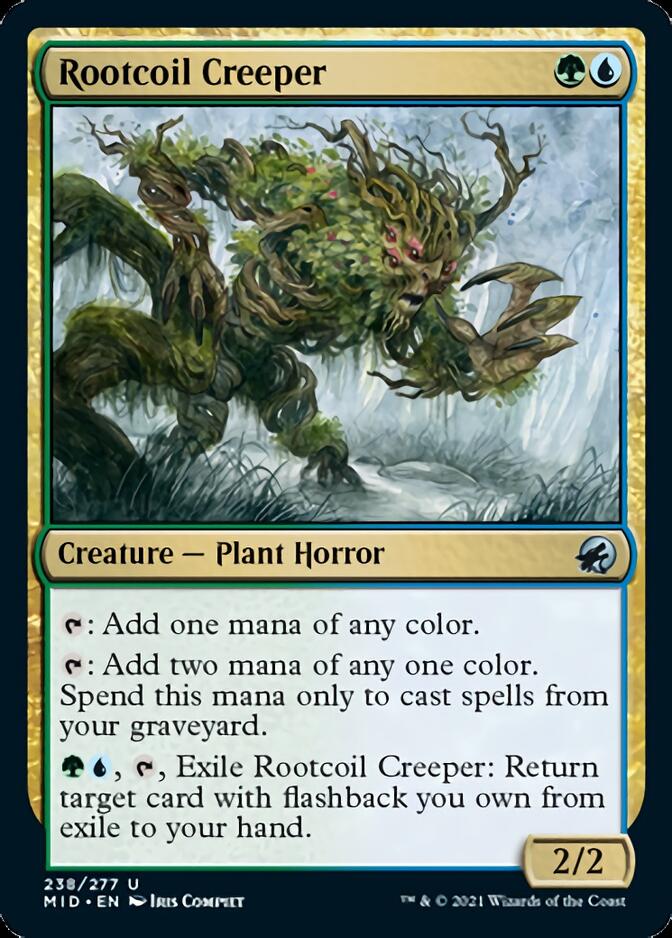 Rootcoil Creeper [Innistrad: Midnight Hunt] | Exor Games Summserside