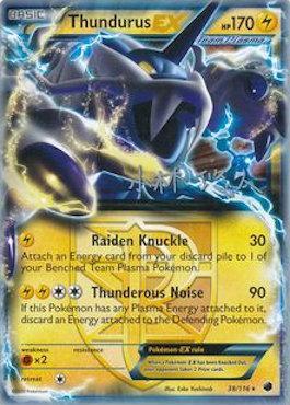 Thundurus EX (38/116) (Plasma Power - Haruto Kobayashi) [World Championships 2014] | Exor Games Summserside