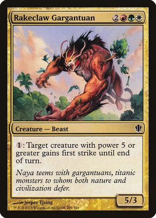 Rakeclaw Gargantuan [Commander 2013] | Exor Games Summserside