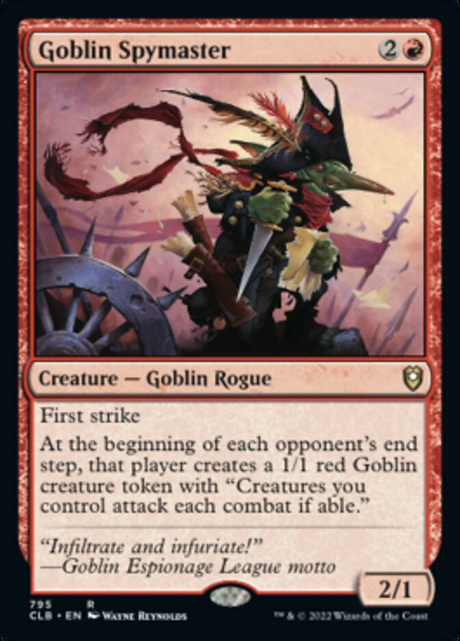 Goblin Spymaster [Commander Legends: Battle for Baldur's Gate] | Exor Games Summserside