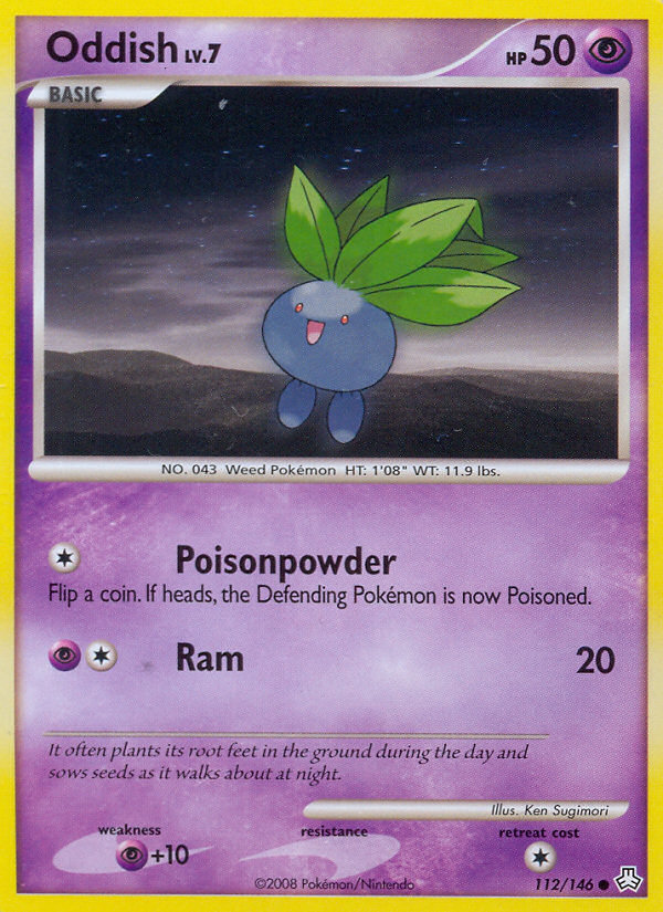 Oddish (112/146) [Diamond & Pearl: Legends Awakened] | Exor Games Summserside