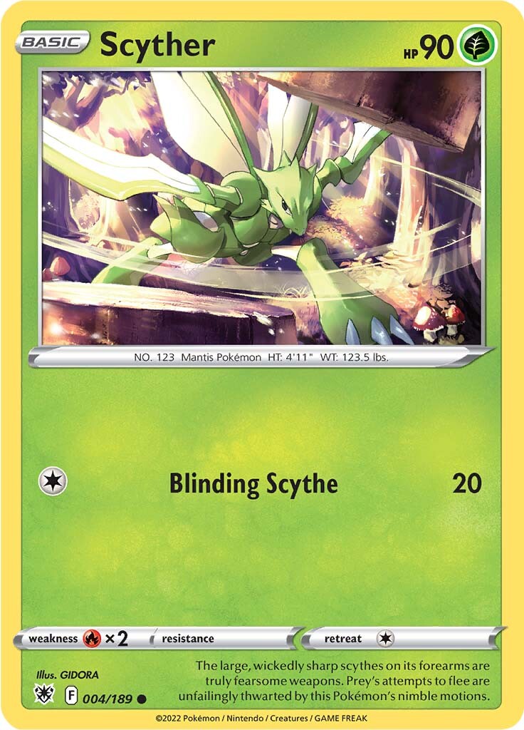 Scyther (004/189) [Sword & Shield: Astral Radiance] | Exor Games Summserside