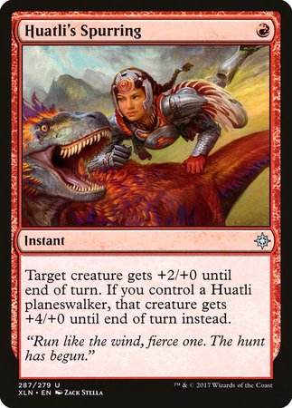 Huatli's Spurring [Ixalan] | Exor Games Summserside