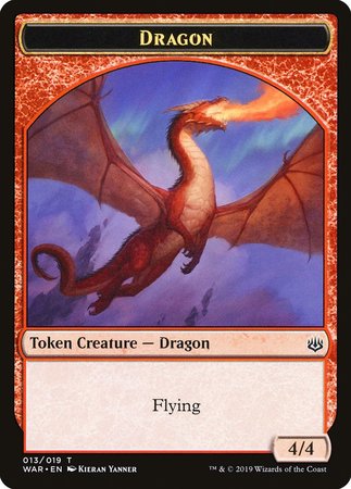 Dragon Token [War of the Spark Tokens] | Exor Games Summserside