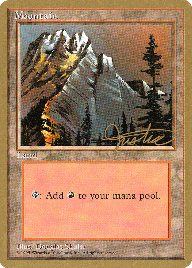 Mountain (mj373) (Mark Justice) [Pro Tour Collector Set] | Exor Games Summserside