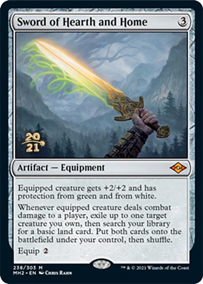 Sword of Hearth and Home [Modern Horizons 2 Prerelease Promos] | Exor Games Summserside