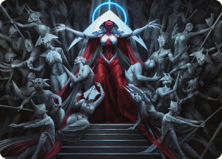 Elesh Norn, Mother of Machines Art Card [Phyrexia: All Will Be One Art Series] | Exor Games Summserside