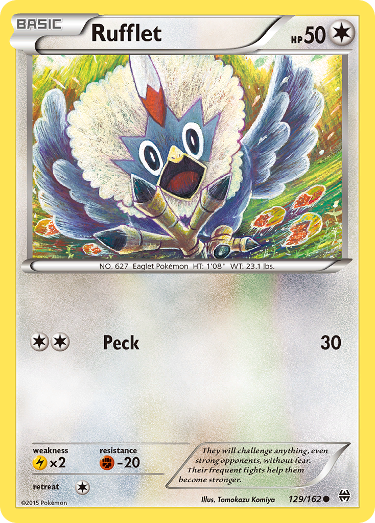 Rufflet (129/162) [XY: BREAKthrough] | Exor Games Summserside