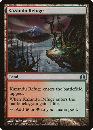 Kazandu Refuge [Commander 2011] | Exor Games Summserside