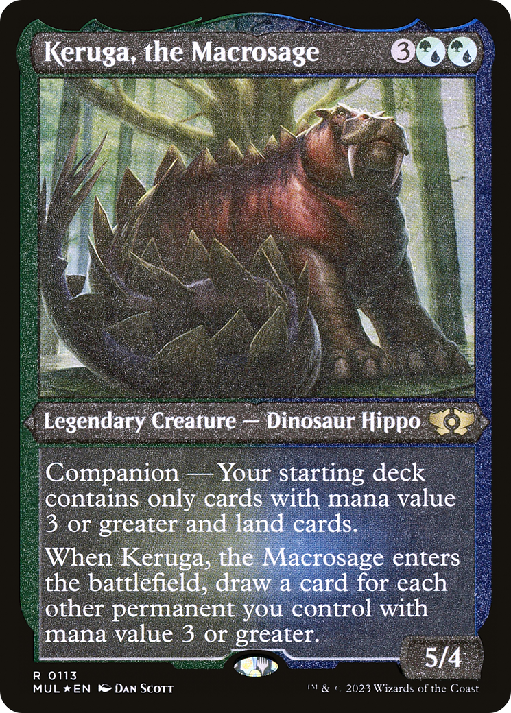Keruga, the Macrosage (Foil Etched) [Multiverse Legends] | Exor Games Summserside