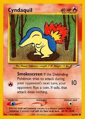 Cyndaquil (61/105) [Neo Destiny Unlimited] | Exor Games Summserside