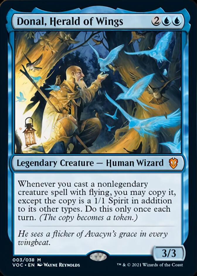 Donal, Herald of Wings [Innistrad: Crimson Vow Commander] | Exor Games Summserside