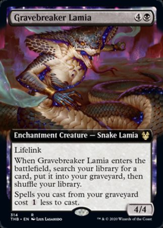 Gravebreaker Lamia (Extended Art) [Theros Beyond Death] | Exor Games Summserside