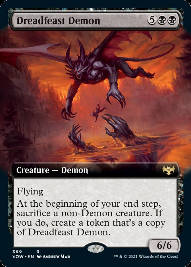 Dreadfeast Demon (Extended Art) (NM) | Exor Games Summserside