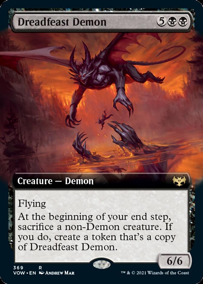 Dreadfeast Demon (Extended) [Innistrad: Crimson Vow] | Exor Games Summserside