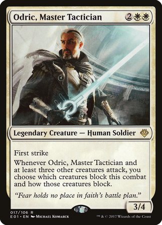 Odric, Master Tactician [Archenemy: Nicol Bolas] | Exor Games Summserside