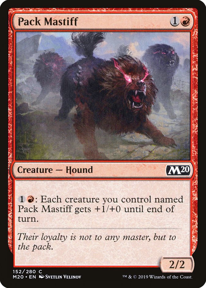 Pack Mastiff [Core Set 2020] | Exor Games Summserside