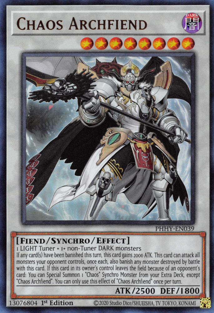 Chaos Archfiend [PHHY-EN039] Ultra Rare | Exor Games Summserside